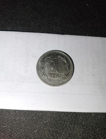 Zeldzame 1 Peso Munt - 1958 beschikbaar voor biedingen