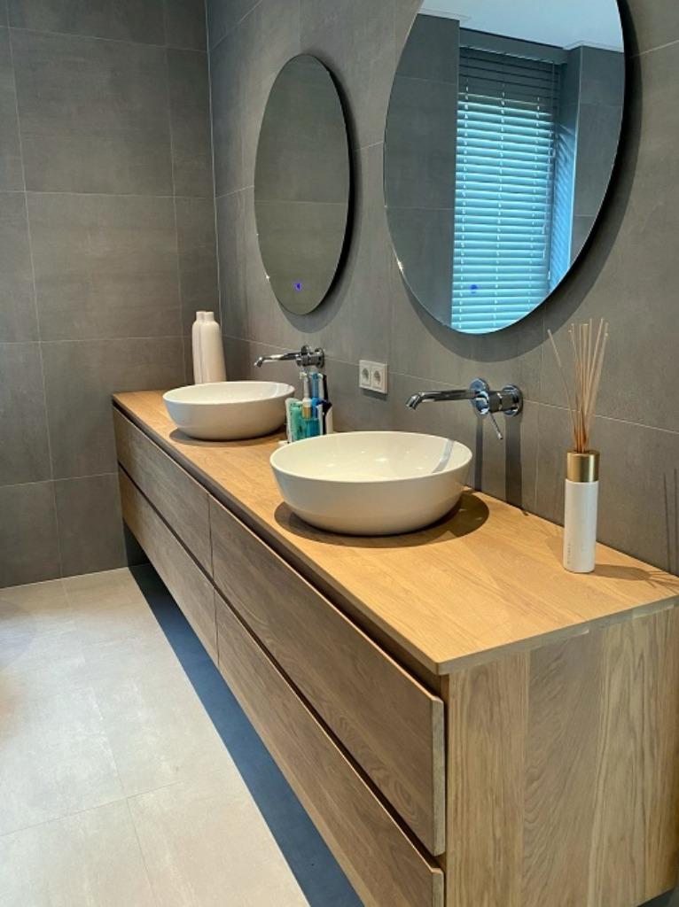 Badmeubel Sjouke 4 laden OP MAAT GEMAAKT, Huis en Inrichting, Badkamer | Badkamermeubels, Nieuw, Minder dan 100 cm, 25 tot 50 cm