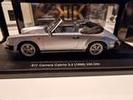 Porsche 911 Carrera cabrio 3.2 1988 1/18, Ophalen of Verzenden, Nieuw, Auto, Overige merken