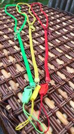 Keycord - rits - 3 stuks - geel groen rood en blauw, Verzamelen, Overige Verzamelen, Ophalen of Verzenden, Zo goed als nieuw