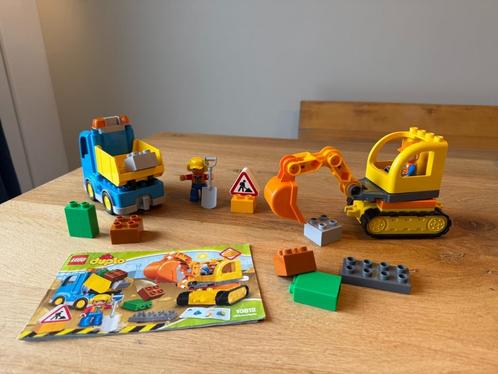 Lego Duplo set 10812 – Rupsband graafmachine, Kinderen en Baby's, Speelgoed | Duplo en Lego, Zo goed als nieuw, Duplo, Ophalen of Verzenden