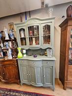 Antieke brocante geschilderde buffetkast keukenbuffet, Huis en Inrichting, Kasten | Buffetkasten, Info@SlatsAntiek.nl, 100 tot 150 cm
