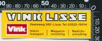 Sticker: Vink Lisse - Interntransport Magazijninrichting, Ophalen of Verzenden, Zo goed als nieuw, Bedrijf of Vereniging