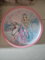 Fantasy Model Wandklok - Fee en Eenhoorn, Ophalen of Verzenden, Zo goed als nieuw, Analoog, Wandklok