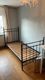 Eenpersoonsbed, Huis en Inrichting, 90 cm, Eenpersoons, Zwart, Ophalen of Verzenden