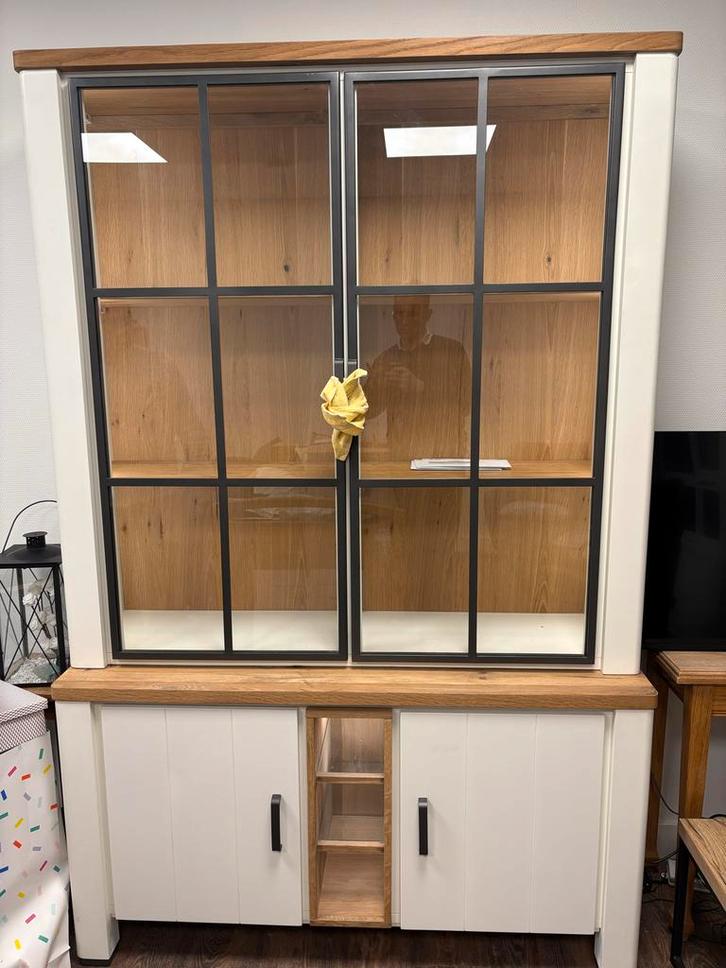 Eiken Buffetkast Joldersma Schoonebeek - Stijlvol & Modern, Huis en Inrichting, Kasten | Buffetkasten, Gebruikt, 200 cm of meer