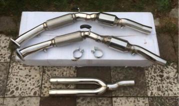 Uitlaat rvs downpipe sport kats VOLKSWAGEN GOLF 4 R32 ZIE AD beschikbaar voor biedingen