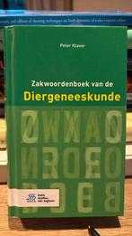 Peter Klaver - Zakwoordenboek van de Diergeneeskunde, Boeken, Verzenden, Nieuw, Peter Klaver