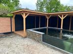 Overkapping, Veranda, Blokhut, Douglas, Glazenschuifwand, Tuin en Terras, Ophalen of Verzenden, Nieuw, Hout, Overige typen