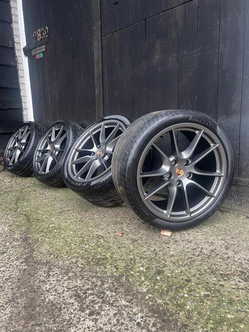 Originele Porsche 911 991 Carrera S 4S velgen 20” breedset, Auto-onderdelen, Banden en Velgen, Banden en Velgen, Zomerbanden, 20 inch