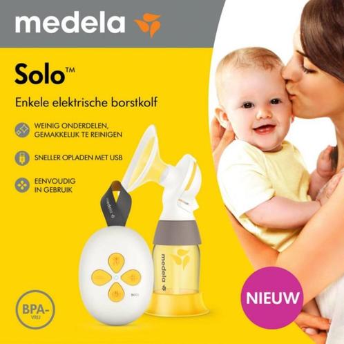 Medela Solo - Enkele elektrische borstkol, Kinderen en Baby's, Babyvoeding en Toebehoren, Zo goed als nieuw, Borstkolf, Ophalen of Verzenden