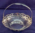 Antieke Nederlands Zilveren Bonbonmand met Hengsel, Ophalen of Verzenden, Zilver