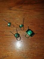 4 groene kroontjes voor oude kerstballen, Ophalen of Verzenden