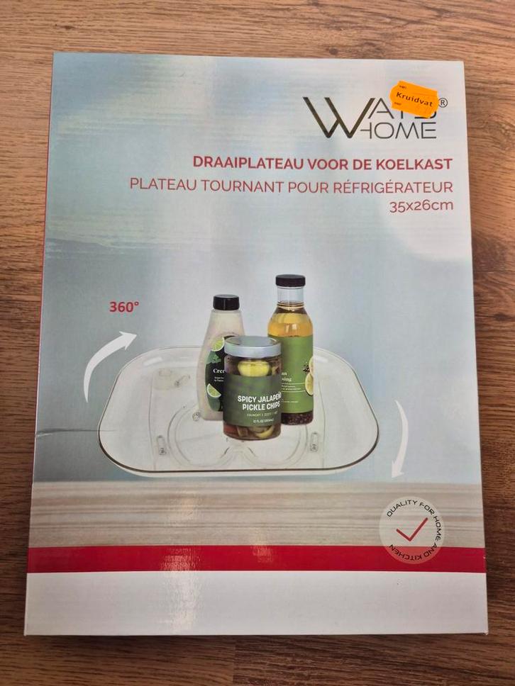 Draaiplateau Koelkast - NIEUW in doos, Huis en Inrichting, Keuken | Keukenbenodigdheden, Nieuw, Ophalen of Verzenden