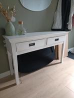 Sidetable wit, Huis en Inrichting, Tafels | Sidetables, Ophalen, 100 tot 150 cm, Zo goed als nieuw, 25 tot 50 cm
