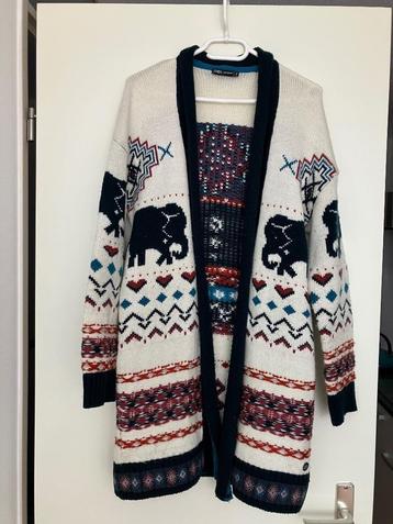 Olifanten vest Didi creme / donkerblauw, maat M/L beschikbaar voor biedingen