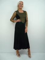 *Abfab Vintage Feestelijke Jurk 42, Zwart, Maat 42/44 (L), Ophalen of Verzenden, Zo goed als nieuw