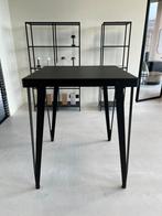 Hoge tafel ‘Lloyd Functionals’ zwart, Ophalen of Verzenden, Zo goed als nieuw, 25 tot 50 cm, Rechthoekig
