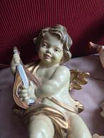 Antieke Papiermaché Engeltjes cherubijntjes puti, Ophalen of Verzenden