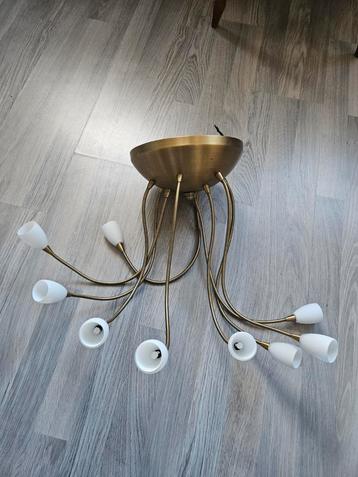 Vintage plafonniere met halogeenlicht beschikbaar voor biedingen