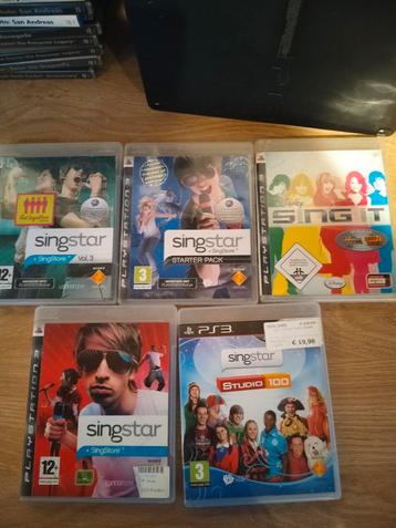 Singstar PS3 - Complete Set beschikbaar voor biedingen