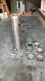 RVS dubbelwandige kachelpijp; dia 200mm; Nieuw !, Doe-het-zelf en Verbouw, Buizen en Afvoer, Ophalen, Nieuw, Rvs, Minder dan 2 meter
