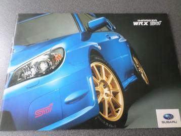 Subaru Impreza WRX STI 2005 brochure beschikbaar voor biedingen