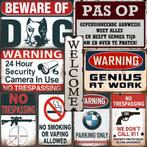 Metalen tekstbord, beer cave, Ophalen of Verzenden, Zo goed als nieuw, Vulders Trading, Vulders Trading
