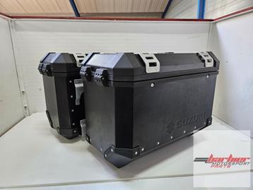 Suzuki Zijkofferset Aluminium (37 + 45 Liter) V-Strom DL 650 beschikbaar voor biedingen