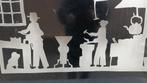 Plexiglasplaat smid met hond – uitgesneden silhouet 100x72, Ophalen, Gebruikt