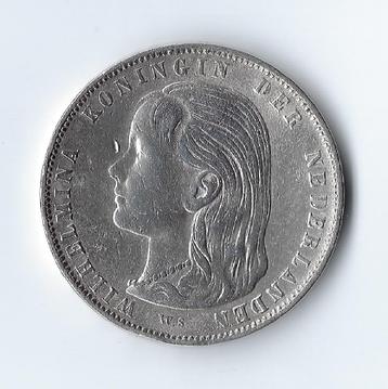 1 gulden 1897 Wilhelmina beschikbaar voor biedingen
