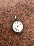 Antiek Zilver, dames horloge. Voor aan een ketting, Ophalen of Verzenden, Zilver