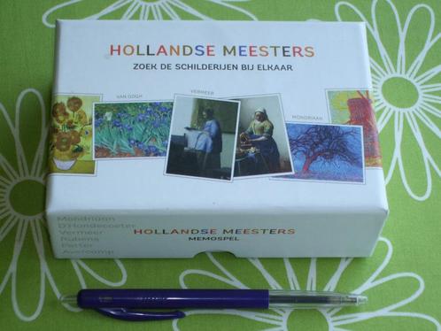 Hollandse meesters - memospel, Hobby en Vrije tijd, Gezelschapsspellen | Overige, Zo goed als nieuw, Een of twee spelers, Drie of vier spelers