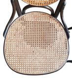 4 originele Thonet stoelen "Long John" met mooi vlechtwerk, Gebruikt, Bruin, Klassiek, Vier