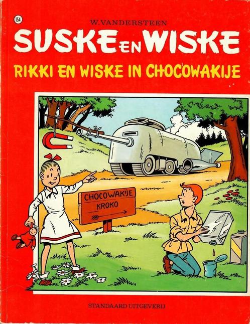 Suske & Wiske 154 - Rikki en Wiske in Chocowakije - SC - 197, Boeken, Stripboeken, Gelezen, Eén stripboek, Ophalen of Verzenden