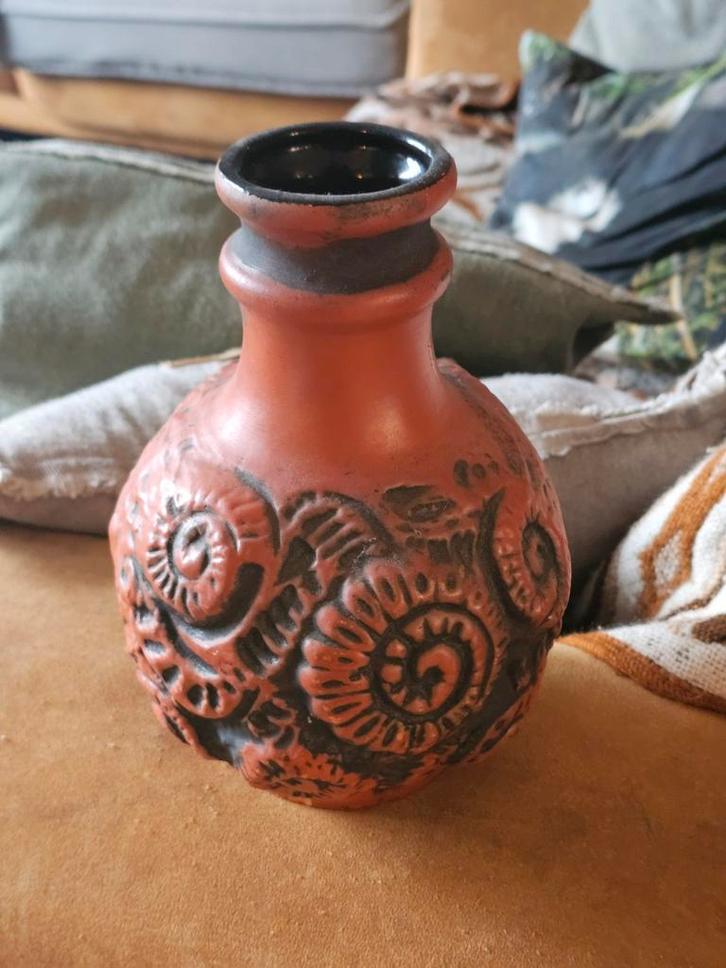 Carstens Tönnieshof Fossil Fat Lava Vaas, Huis en Inrichting, Woonaccessoires | Vazen, Zo goed als nieuw, Overige kleuren, Minder dan 50 cm