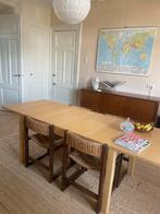 Tafel hout eettafel keukentafel rechthoek uitschuifbaar, Ophalen of Verzenden, Rechthoekig, 100 tot 150 cm, 50 tot 100 cm