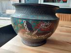 Chinees Japanse cloisonne pot / vaas antiek, Ophalen of Verzenden