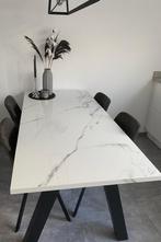 Mooi marmer tafel nog bijna nieuw, Huis en Inrichting, Tafels | Salontafels, 50 tot 100 cm, 150 tot 200 cm, Ophalen