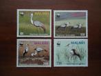 Vogels WNF Malawi 1987, mi. 477-80X postfris, Postzegels en Munten, Ophalen of Verzenden, Postfris, Dier of Natuur