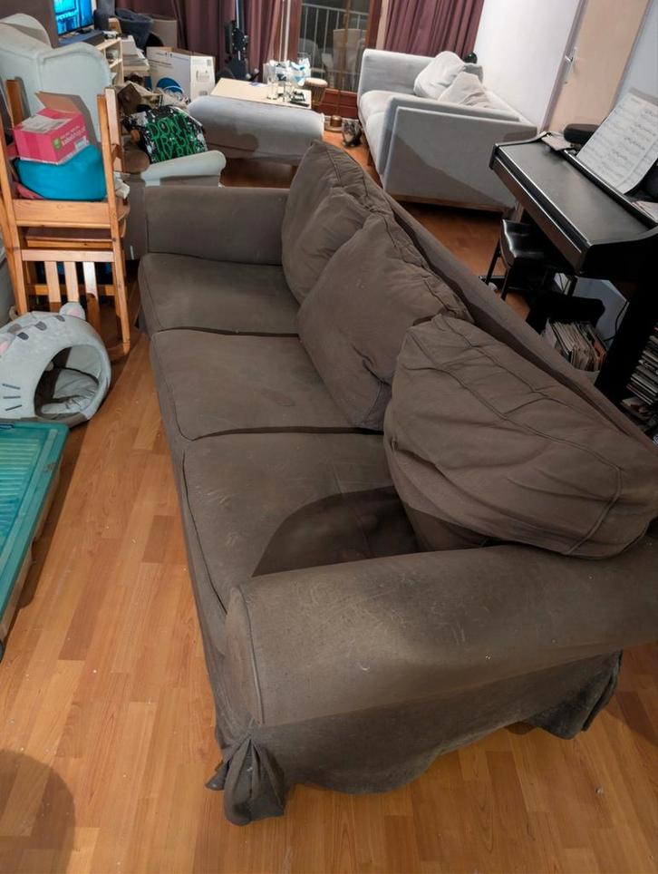 3-persoons bank, Huis en Inrichting, Banken | Sofa's en Chaises Longues, Gebruikt, Driepersoons, 200 tot 250 cm, 75 tot 100 cm