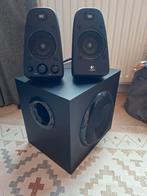 Logitech Z623 THX 2.1 Speakerset, Ophalen of Verzenden, Gebruikt, 120 watt of meer, Front, Rear of Stereo speakers