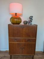 Vintage jaren 60 secretaire dressoir, Ophalen, 100 tot 150 cm, Vintage, 50 tot 100 cm