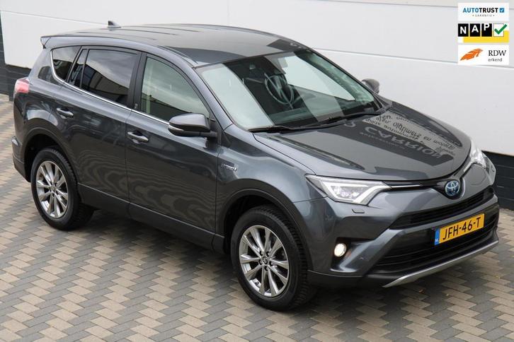 Toyota RAV4 2.5 Hybrid Navi Camera LED Dealer Ond Zeer Luxe, Auto's, Toyota, Bedrijf, Te koop, Rav4, ABS, Achteruitrijcamera, Adaptive Cruise Control