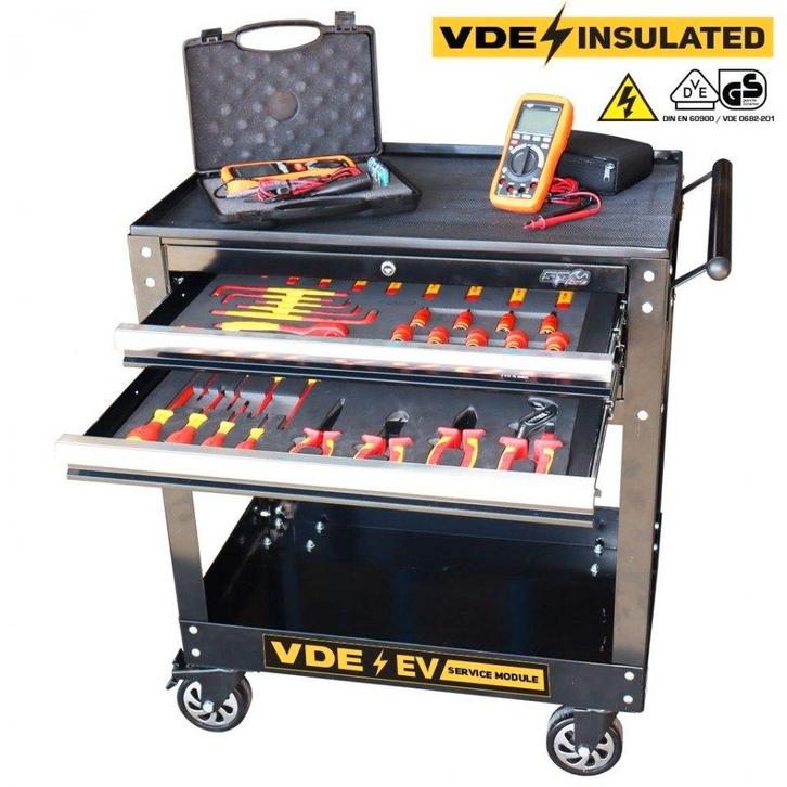 SP TOOLS CUSTOM SERIES VDE GEREEDSCHAPSWAGEN 46 DLG, Auto diversen, Autogereedschap, Nieuw, Ophalen of Verzenden