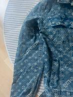 Louis Vuitton x suprême denim jacket, Blauw, Ophalen of Verzenden, Zo goed als nieuw