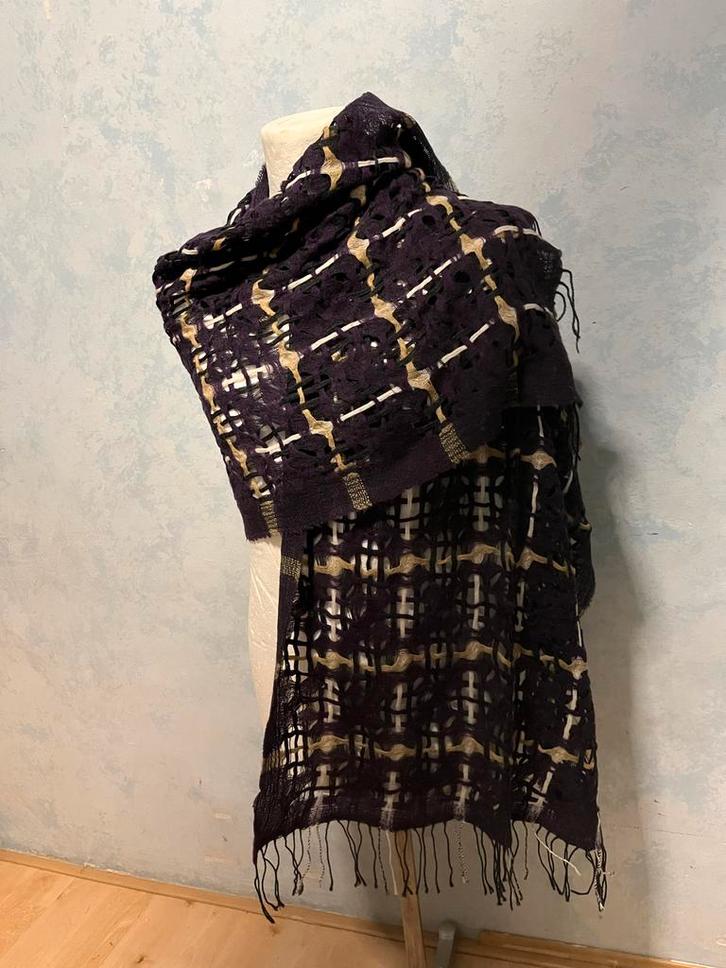 Claudia Strater Sjaal 100% Wol 200x60 NIEUW, Kleding | Dames, Mutsen, Sjaals en Handschoenen, Nieuw, Sjaal, Maat 46/48 (XL) of groter