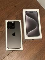 Iphone 15 pro 128GB – Zwart Titanium, Ophalen, 128 GB, Zwart, Zo goed als nieuw