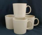 Iittala Teema - 4 witte bekers / koppen met oor, Huis en Inrichting, Keuken | Servies, Ophalen of Verzenden, Zo goed als nieuw