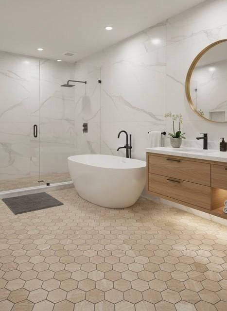 Mozaiëk vloertegel Travertin 150x150mm matje 300x300x10mm, 60 cm of meer, Nieuw, Ophalen of Verzenden, Minder dan 5 m²